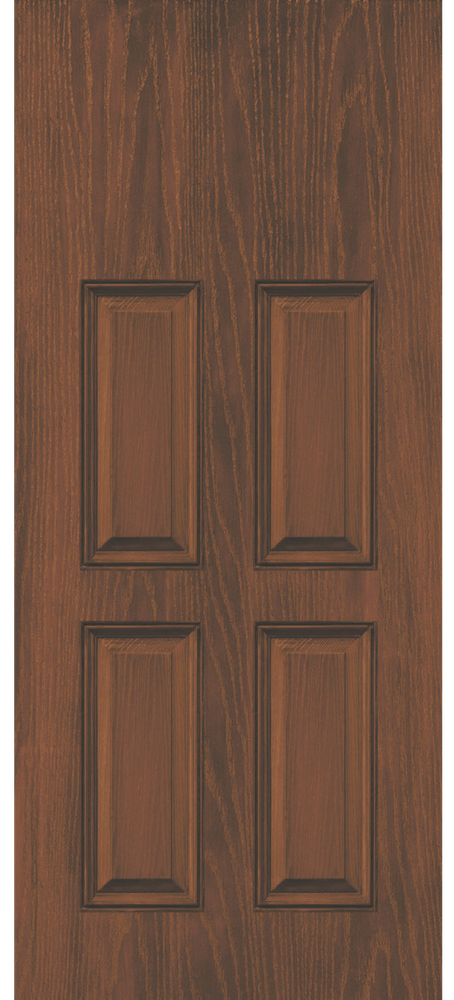 4-P Blank Top 4 panel door