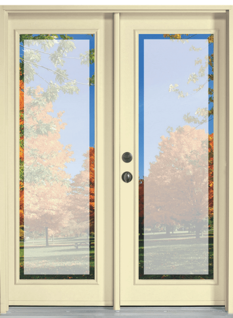6-garden-patio-door-A13B-Sandblast glass garden patio door