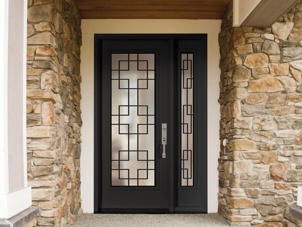 steel fiberglass entrance doors